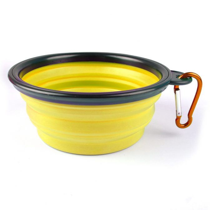 Collapsible Bowl 7 Inch_yellow